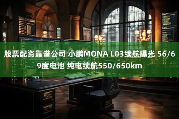 股票配资靠谱公司 小鹏MONA L03续航曝光 56/69度电池 纯电续航550/650km