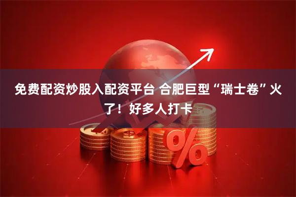 免费配资炒股入配资平台 合肥巨型“瑞士卷”火了！好多人打卡